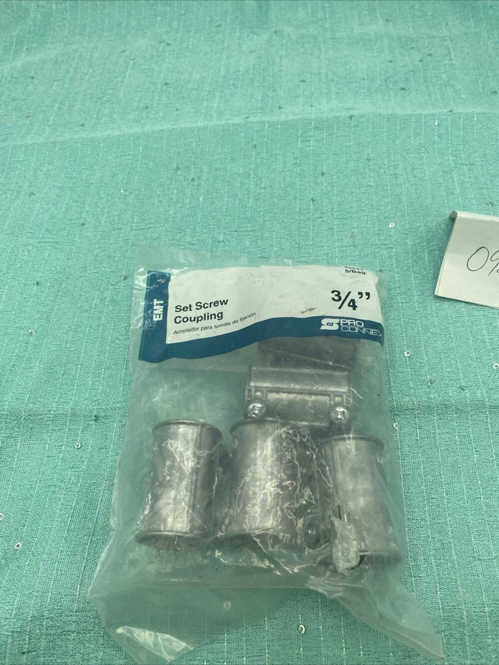 Sigma ProConnex 3/4" Set Screw Coupling Electrical Metal Tubing Fitting - 5 PACK